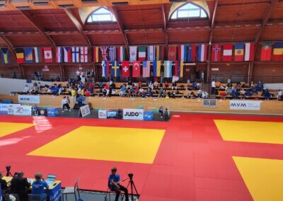 Niklas, Nadine und Christina beim Europacup Paks – starkes SHIAI-DO Team im Einsatz.